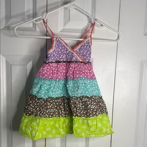 The Children's Place Purple and Orange Floral Dress